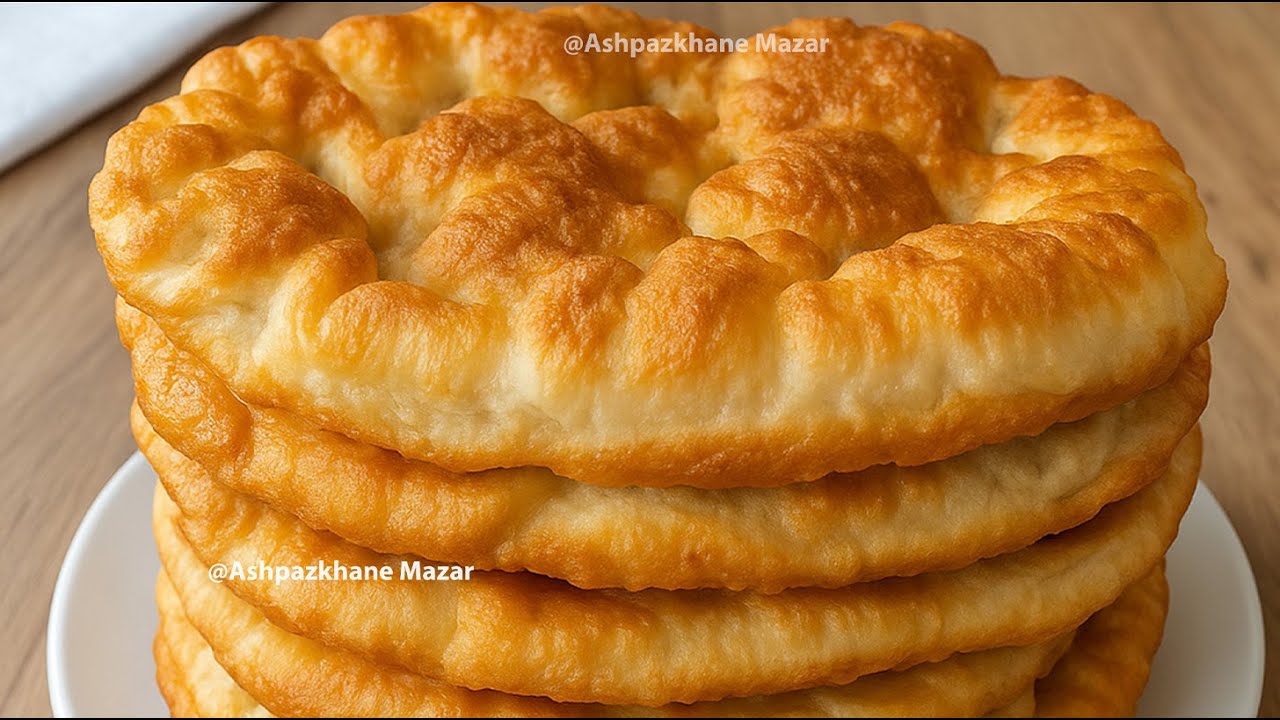 Chalpak (Fried Bread) | چلپک افغانی