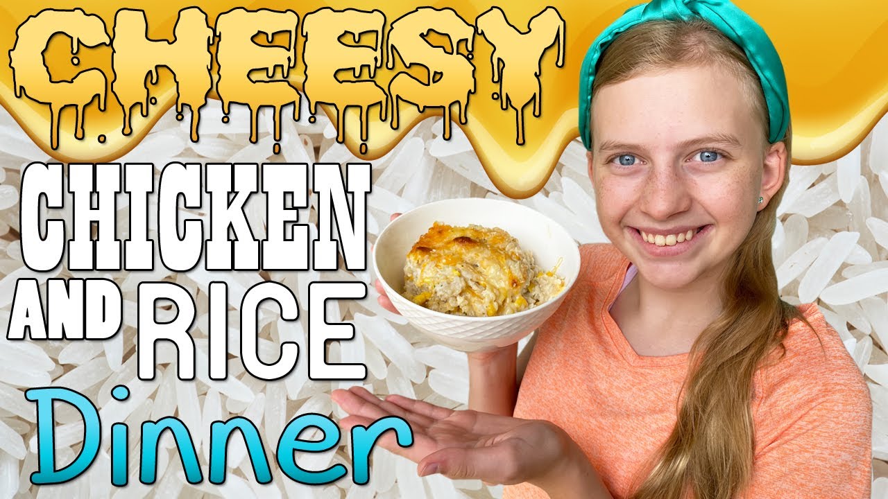 Cheesy Chicken & Rice Dinner Recipe || Family Fun Pack Cooking