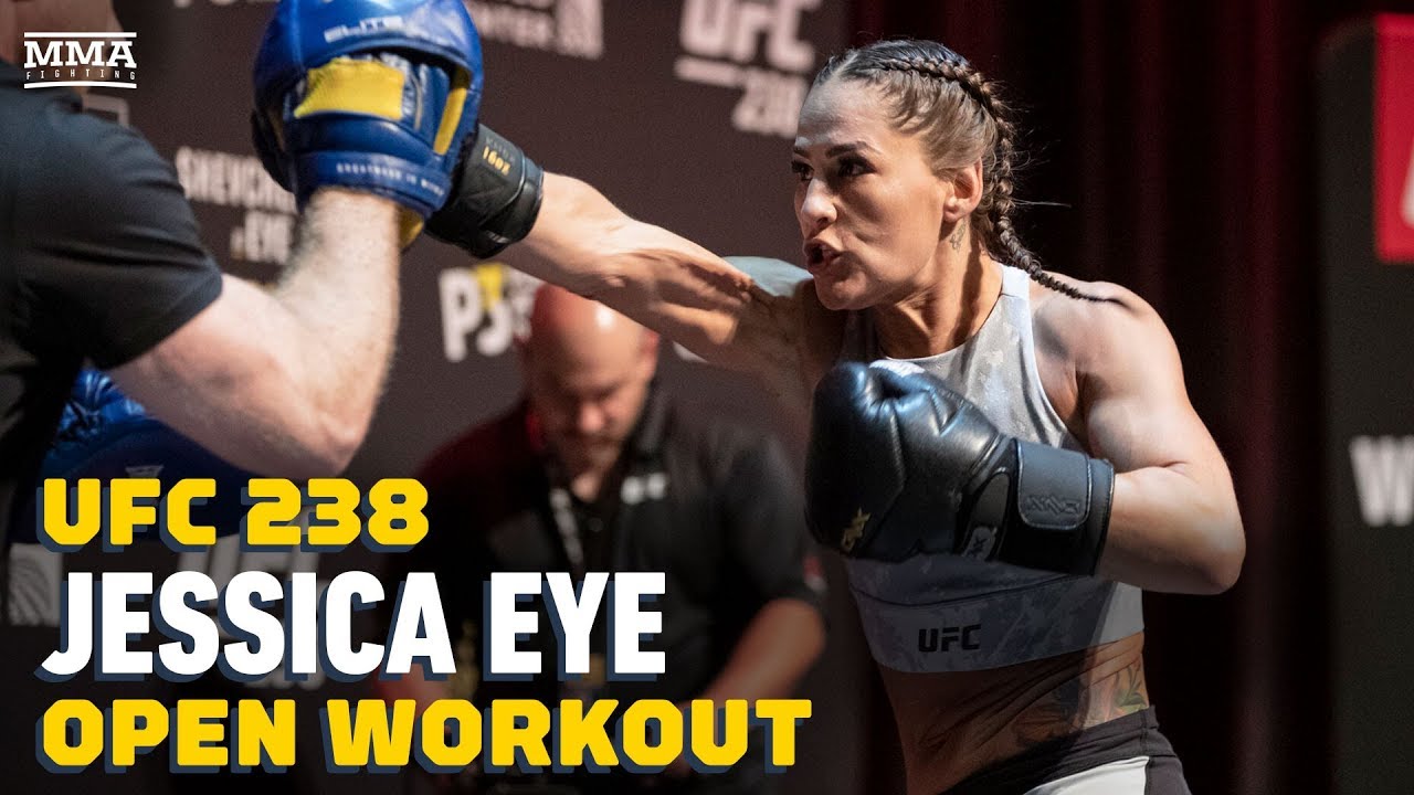 UFC 238: Jessica Eye Open Workout Highlights - MMA Fighting