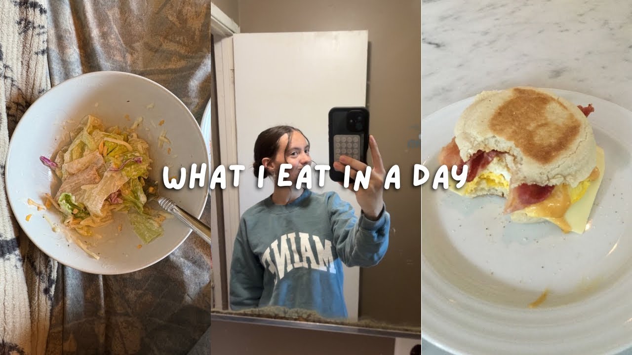 what I eat in a day as a 18 year old girl 🥗