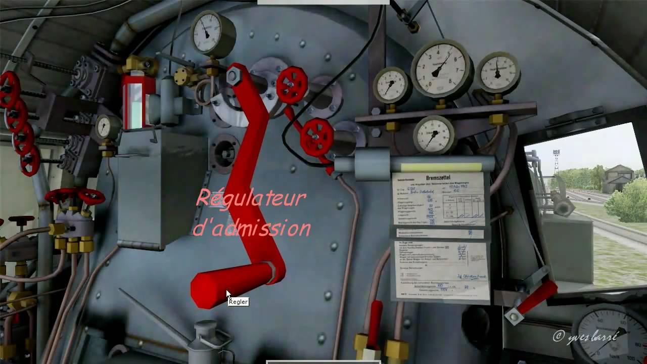 Initiation à la conduite d'une locomotive à vapeur
