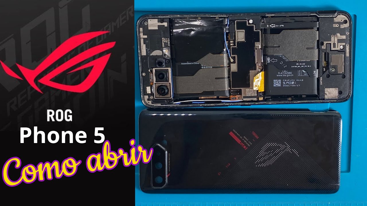 Como abrir asus rog phone 5 - parou de ligar