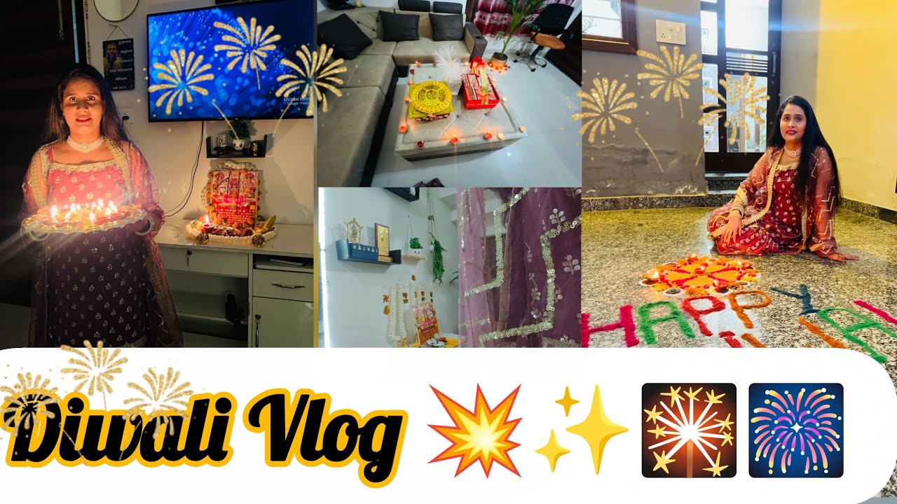 Diwali Vlog 2025 | Puja, Rangoli, Decoration & Food #DiwaliVlog2025 #DiwaliCelebration #styledbyasha