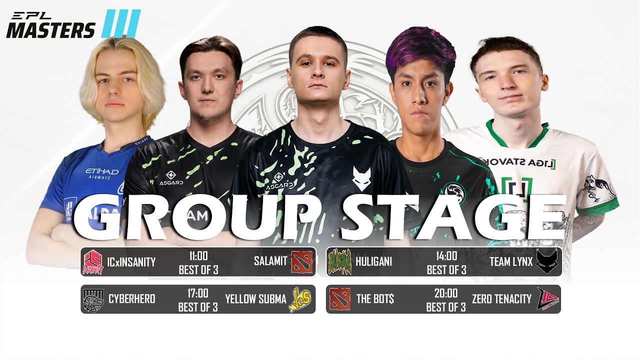 🔴[LIVE] ZERO TENACITY vs THE BOT$ | Bo3 | GROUP STAGE | EPL MASTERS III #dota2live
