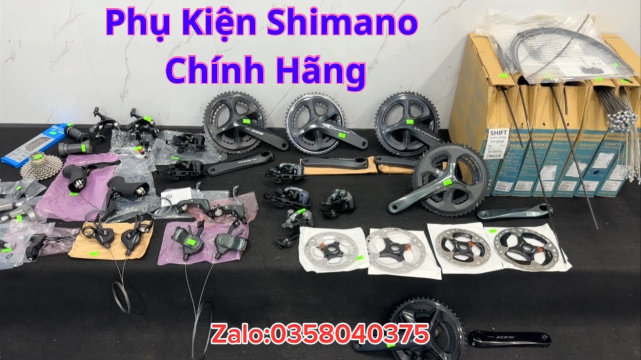 Mới 100% Group Shimano 105-R7000, Giò Đĩa Tiagra, 105,Ultegra, Bấm xả 10,11 (Cam kết chính hãng)