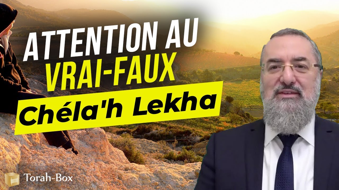 CHABBAT CHALOM !!! COURS DU RAV ABDELHAK SUR LA PARACHA CHELA'H LEKHA