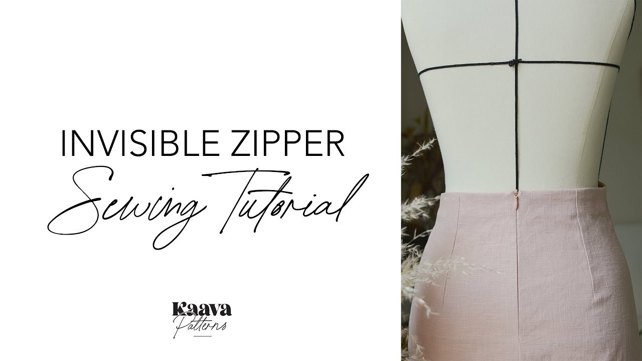 Kaava Patterns Invisible Zipper Tutorial