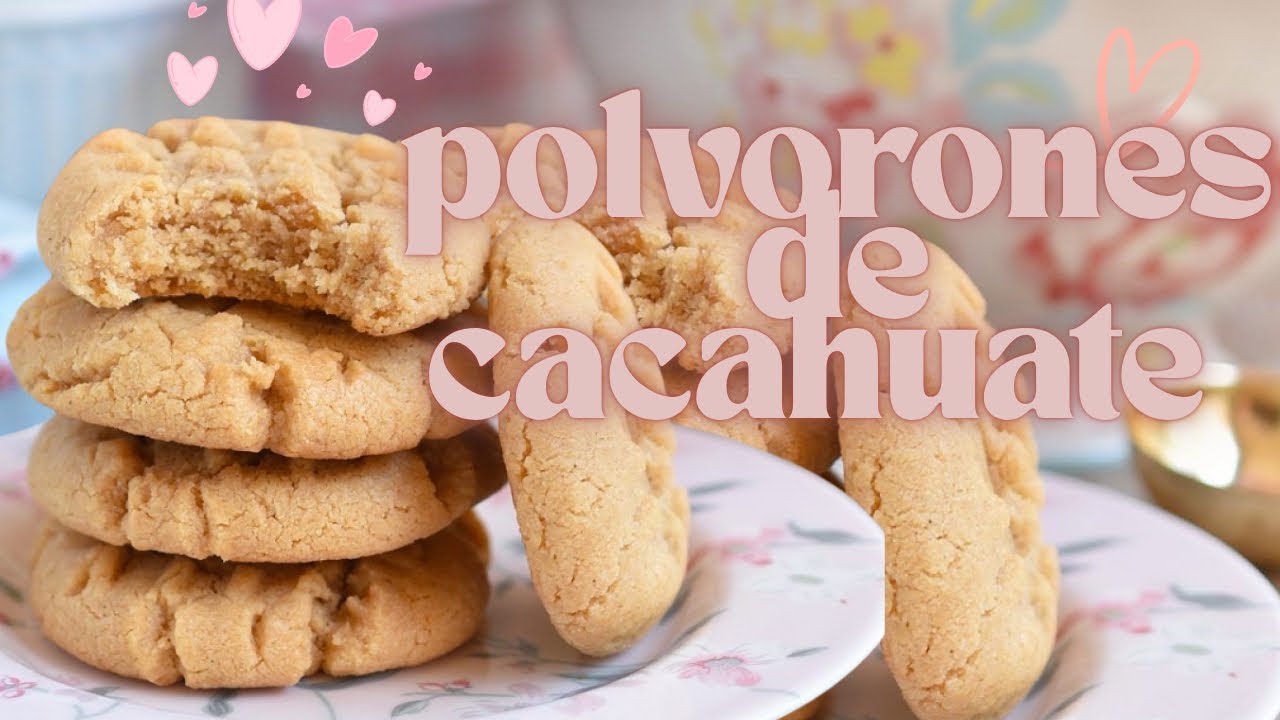 No sabía que era TAN fácil hacer polvorones de cacahuate! 😍✨