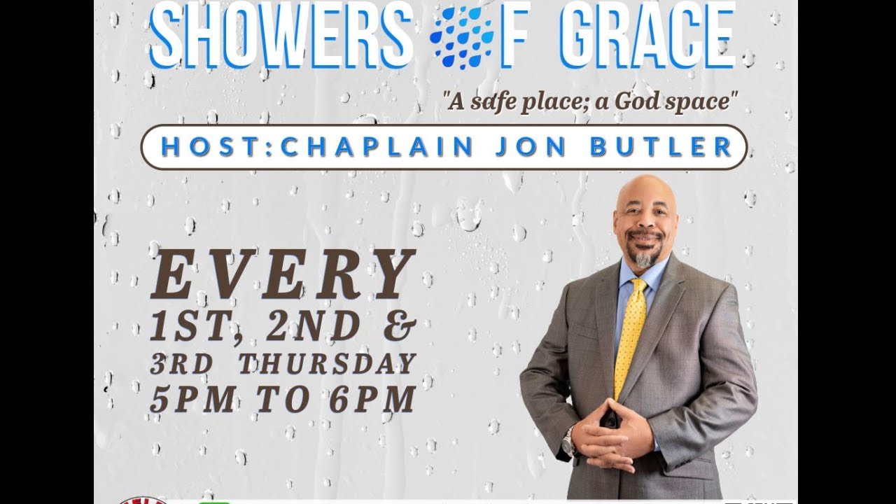 SHOWERS OG GRACE WITH CHAPLIN JON BUTLER