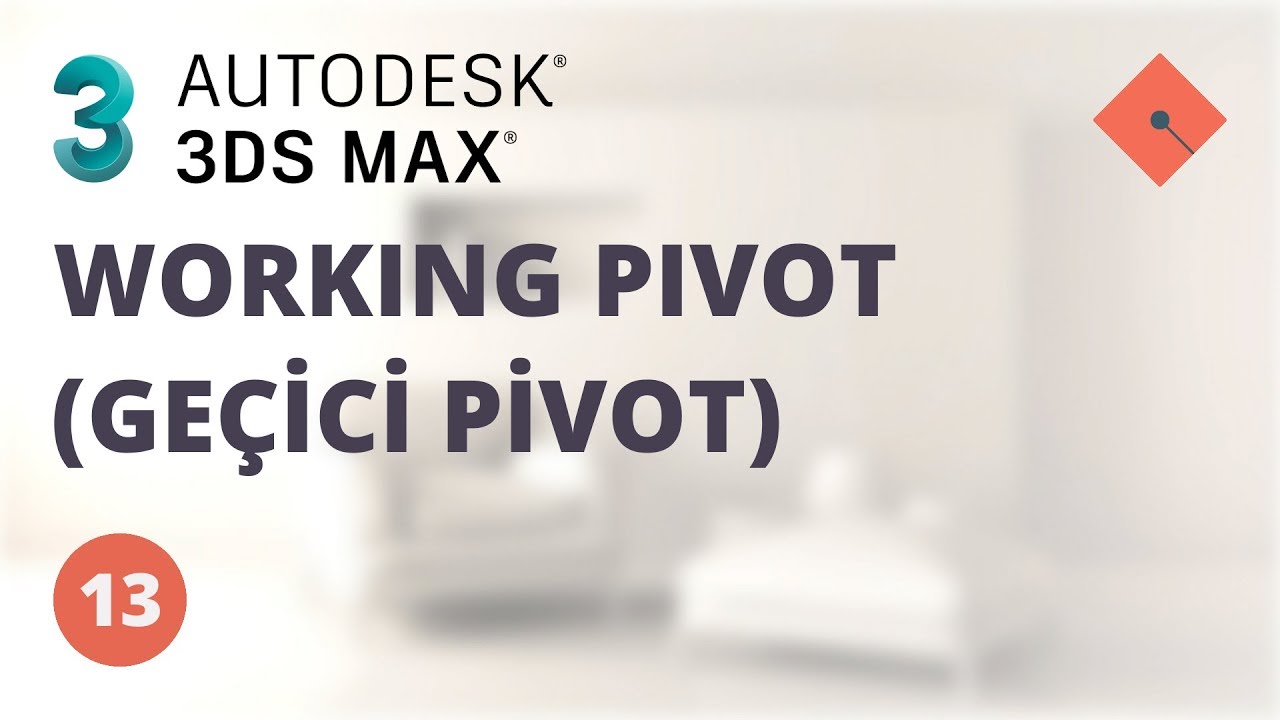 3ds Max Dersleri #13 | Working Pivot (Geçici Pivot)