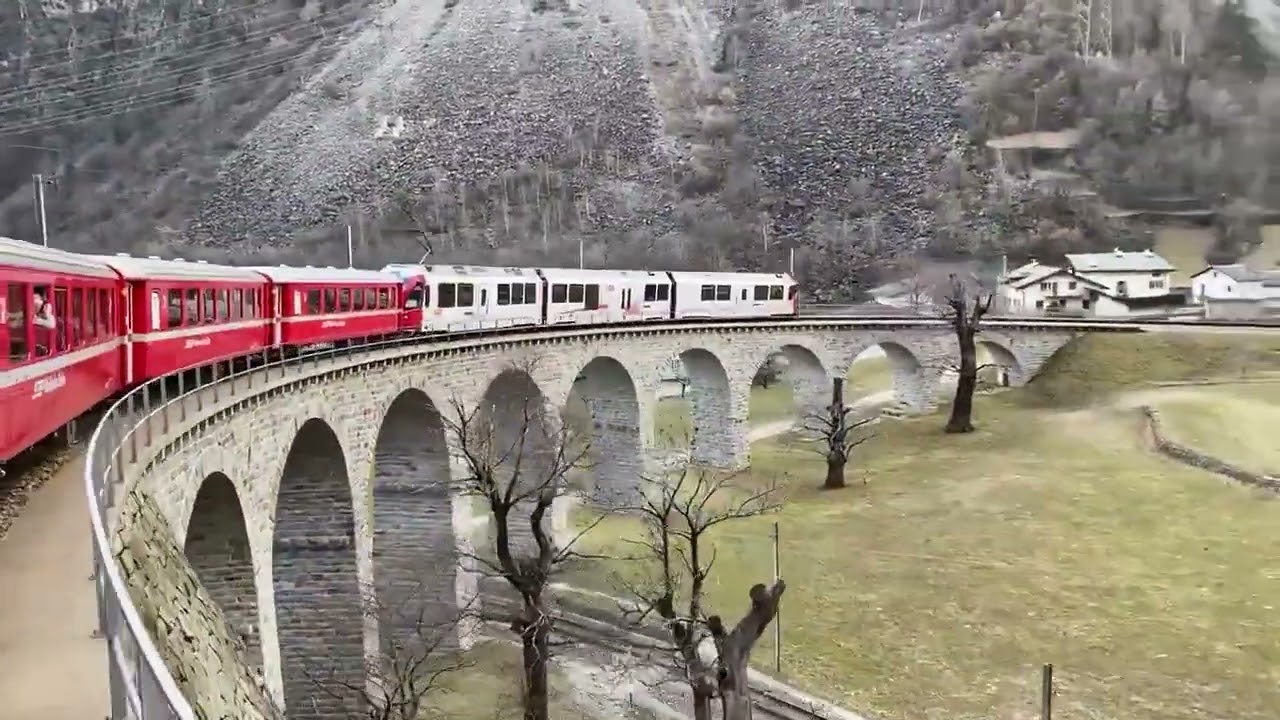 Bernina Express | The Brusio Spiral Viaduct