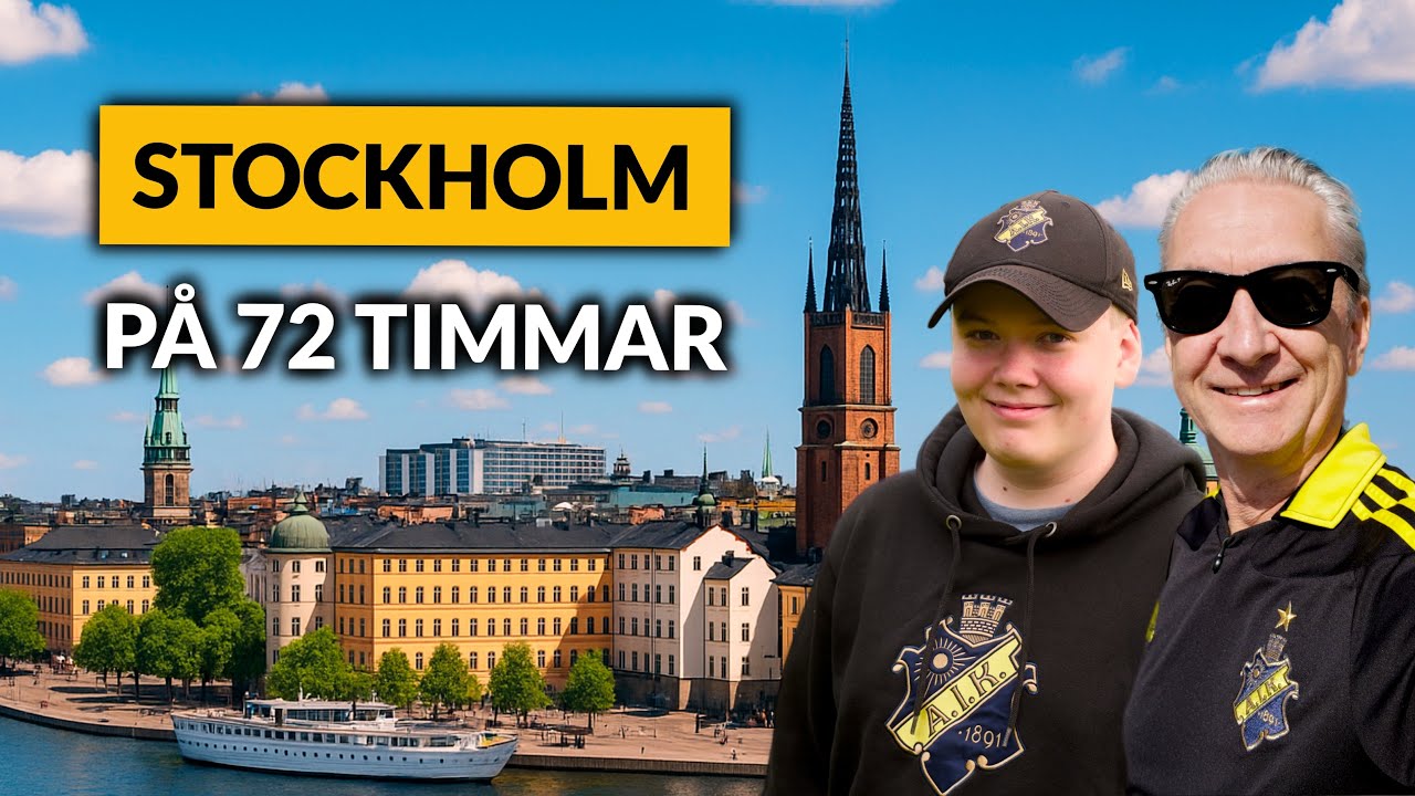 Stockholm på 72 timmar! Historia, Slott & Fotbollsfeber!