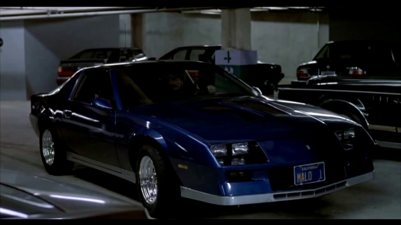 Blue Chevrolet Camaro 1982 Z28 (Video cut from No Man's Land 1987)