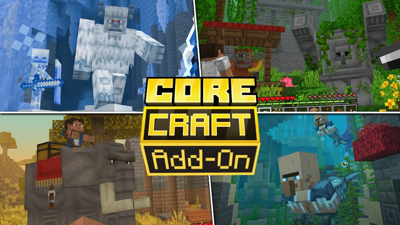 GRATÍS💲- Core Craft Addon Review — Minecraft PE (Bedrock)