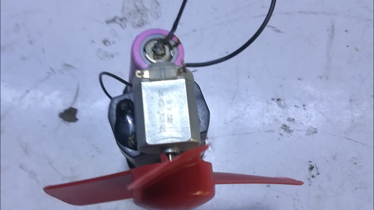 Diy min fan that Actually works | how to make a mini 3.7volt fan at home