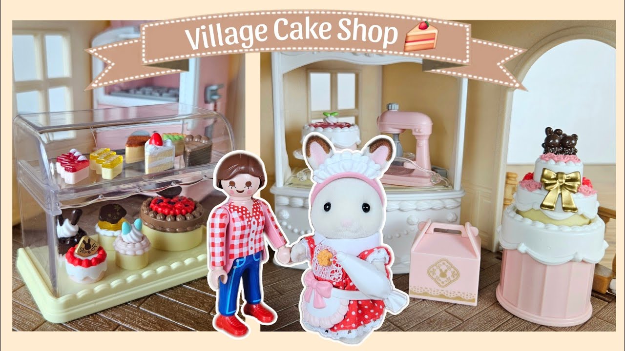 Unboxing Village Cake Shop Starter Set 🍰🐰 Sylvanian Families, Rabattcode, Deutsch | Familie Hund