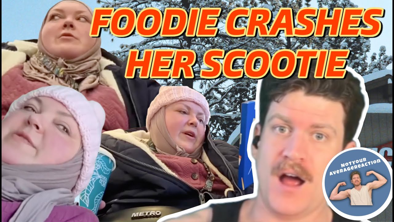 FOODIE BEAUTY *CRASHES* HER SCOOTIE ON LIVESTREAM! | REACT