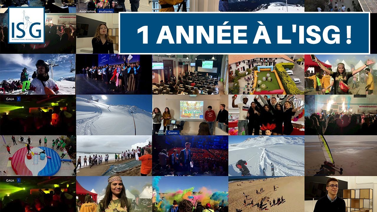 1 année à l'ISG !