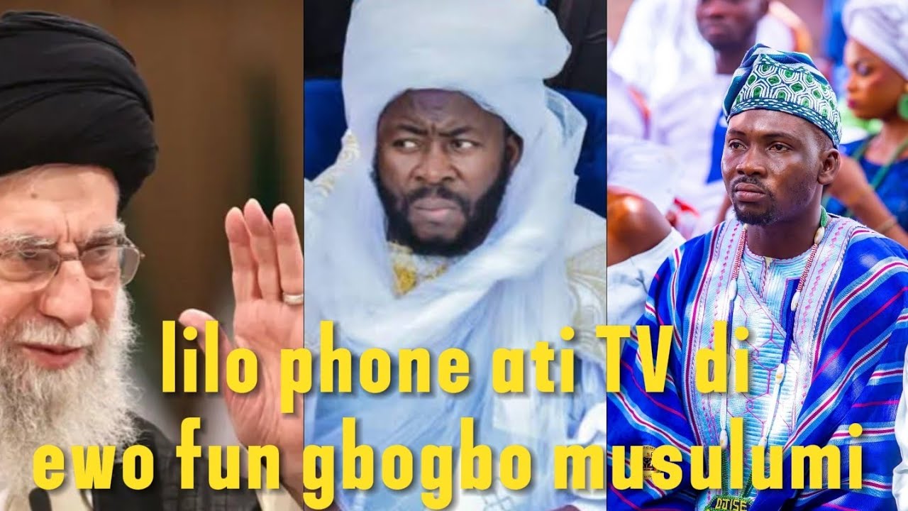 Mufuti iwo so lilo phone ati TV di eewo fun awon molebi re