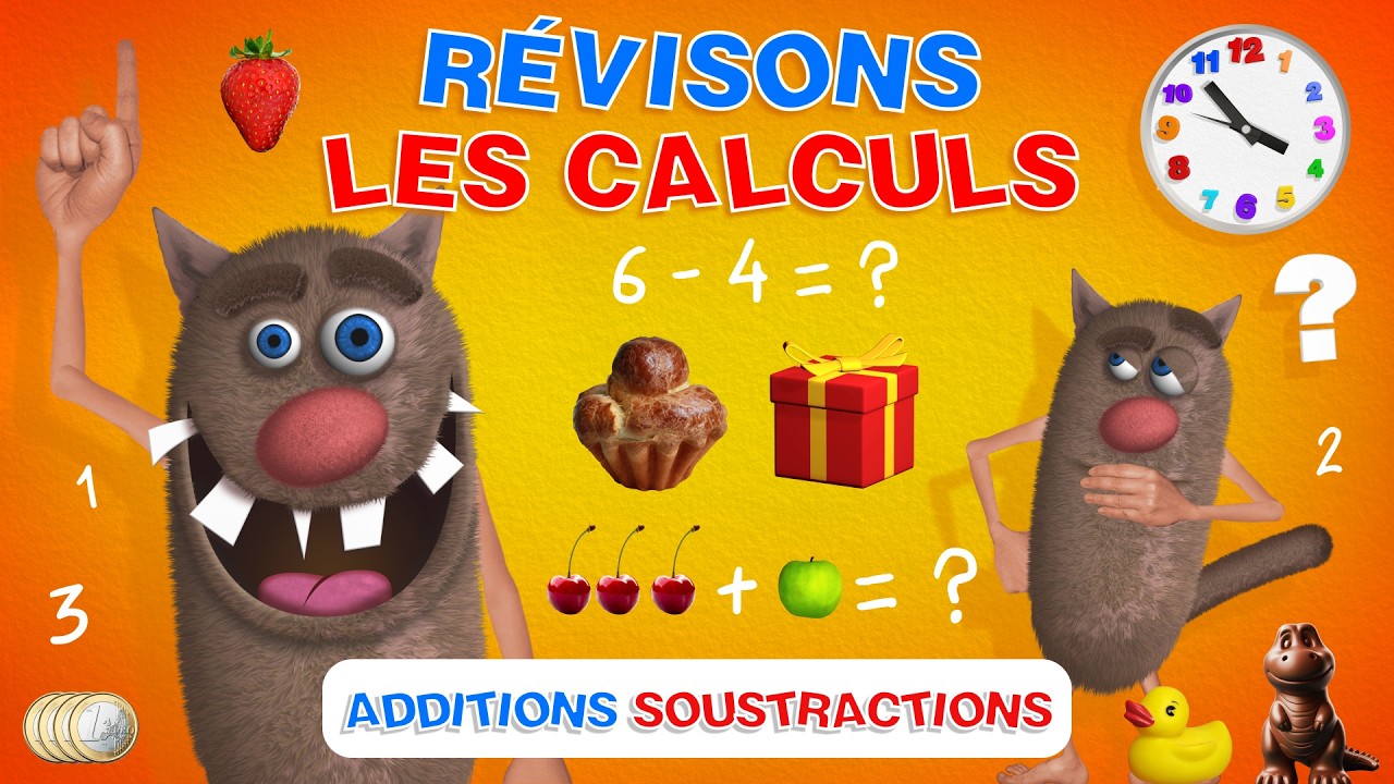 Foufou - Jour de révision | Révisons les calculs en s’amusant ! S05 4K