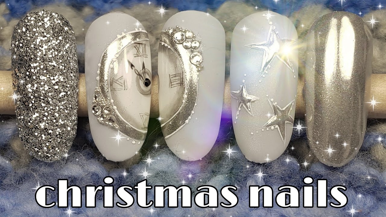Christmas nail tutorial step by step/νυχια για  χριστουγεννα/ομορφο σχεδιο βημα-βημα