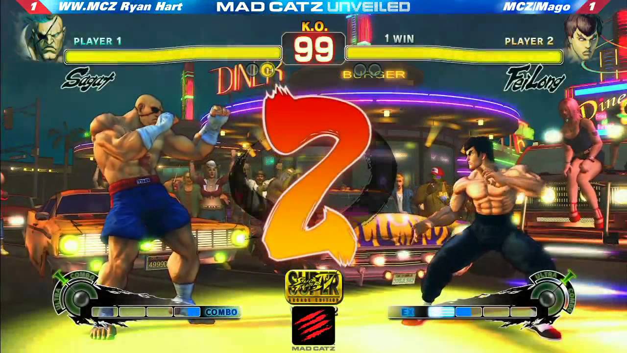 MADCATZ Unveiled - WW.MCZ Ryan Hart (Sagat) vs MCZ.Mago (Fei) FT5 SSF4AE