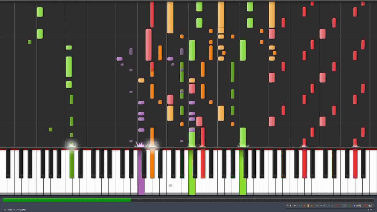 Kenshi Yonezu - Shunrai (Synthesia Piano Cover) 春雷 / 米津玄師〈ピアノ〉
