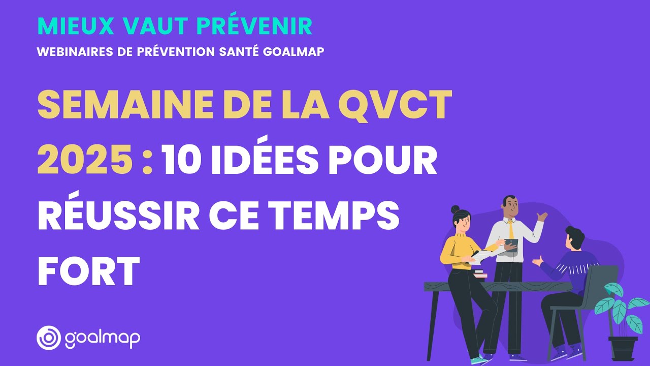 Webinaire - Semaine de la QVCT : 10 idées concrètes pour réussir le temps fort de 2025