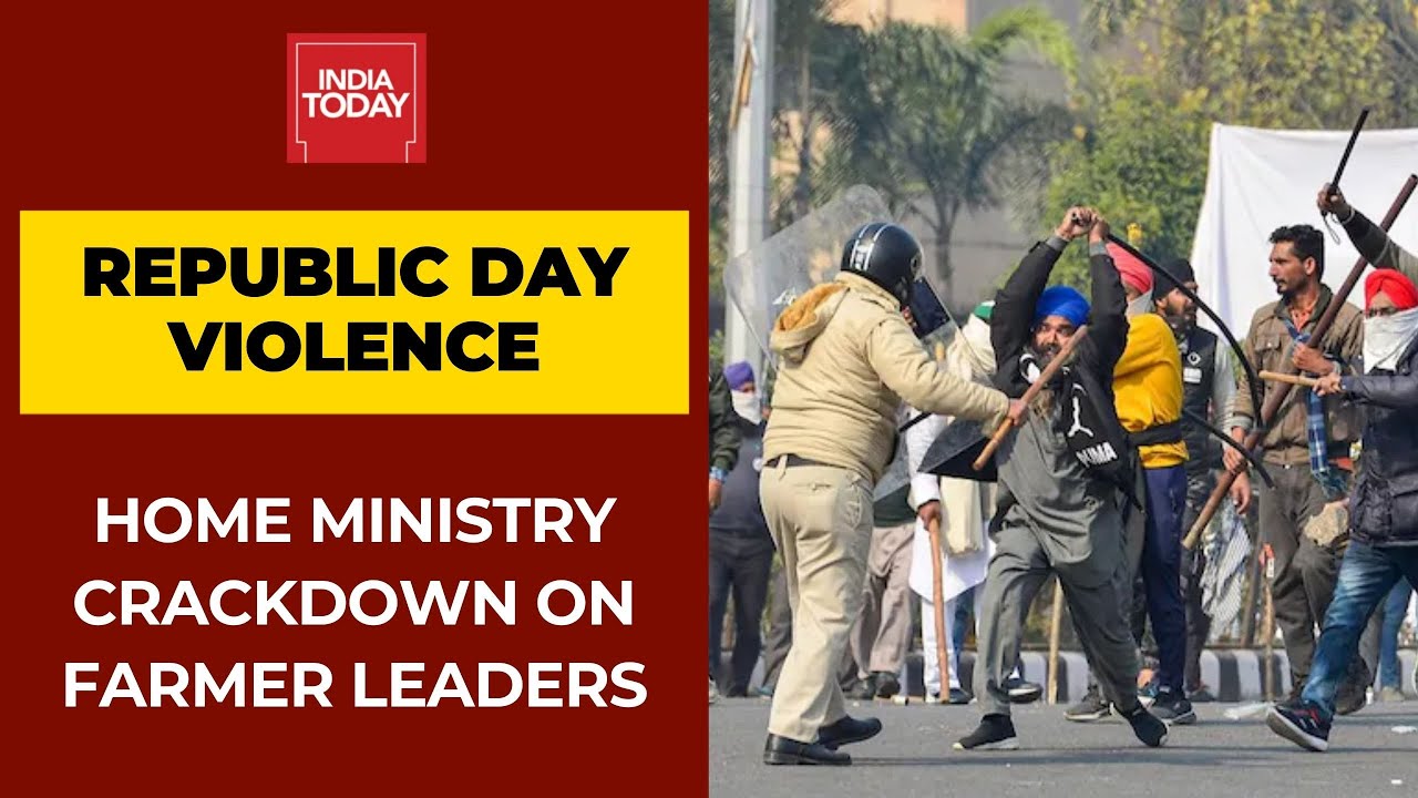 Republic Day Violence: Centre Asks Delhi Police To Issue Lookout Notices Against 20 Farmer Leaders