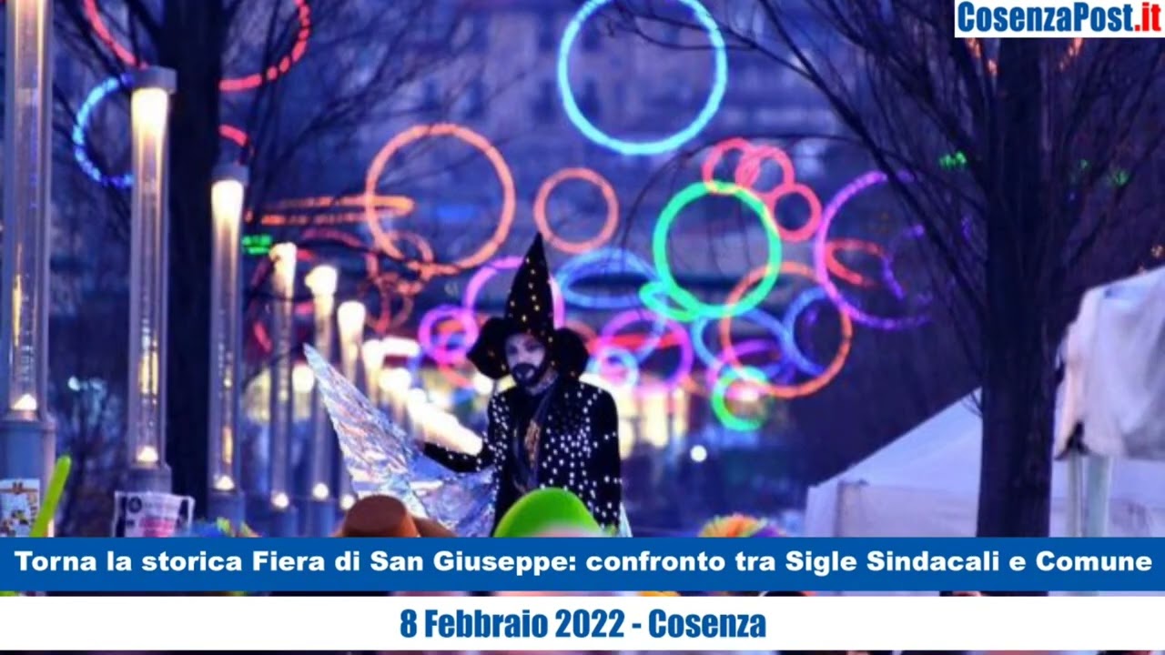 Torna la Fiera di San Giuseppe a Cosenza - 2022