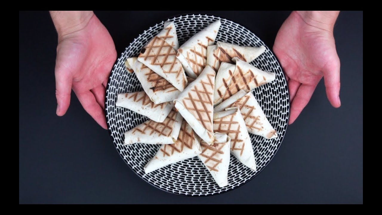 RECETTE POUR UN APÉRO DINATOIRE ! MINI-TACOS AU POULET ET CAMEMBERT