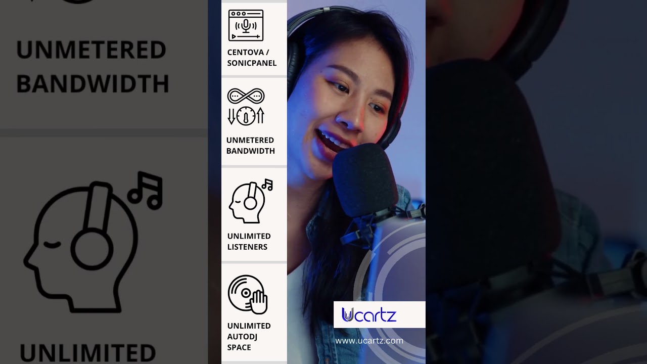 Start an Online Radio Hosting - 3USD only #Short