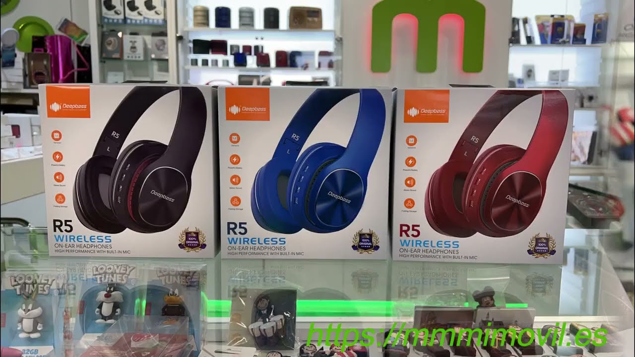 Deep Bass Casque ecouteurs R5 sans fil bluetooth5 0 Stereo    Bluetooth【Deepbass R5】🎶