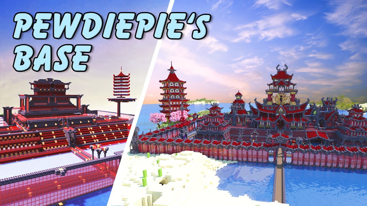 Transforming Pewdiepie's Hardcore Minecraft Base - Part 2