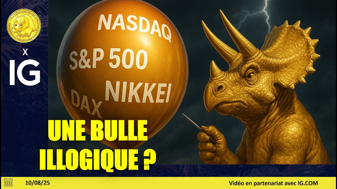 Trading CAC40, SP500, NASDAQ (10/08/25): hausse 