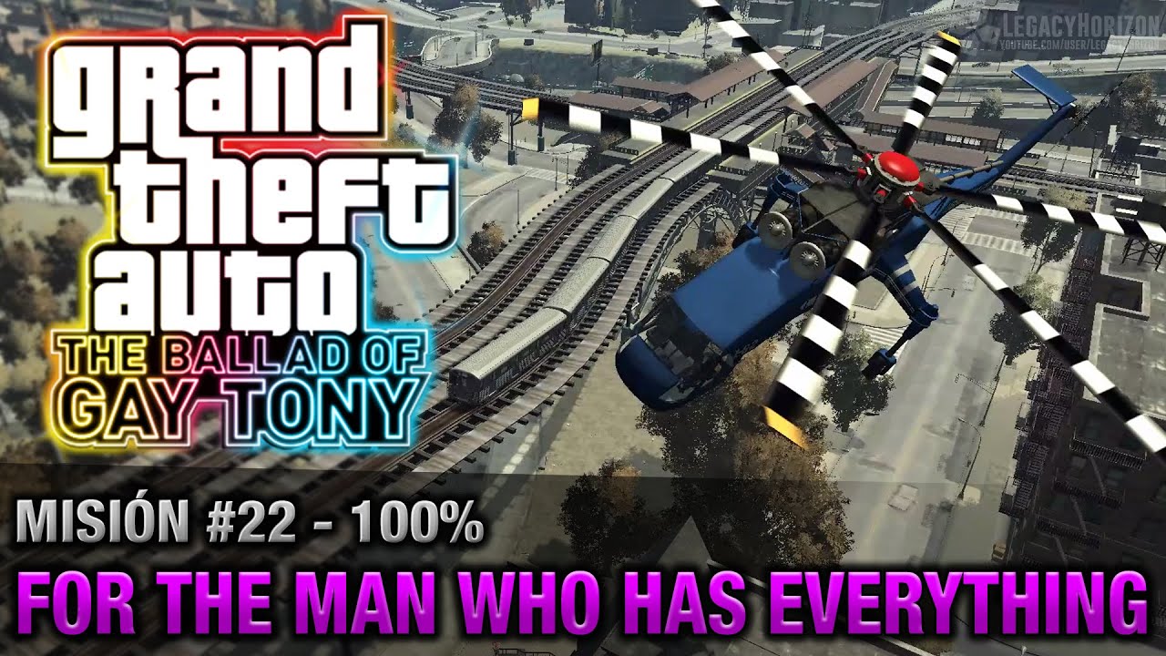 GTA:The Ballad of Gay Tony - Misión #22 - For The Man Who Has Everything [100%] (Español 60fps)