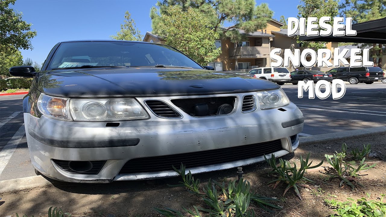 Saab 9-5 Diesel Snorkel Mod