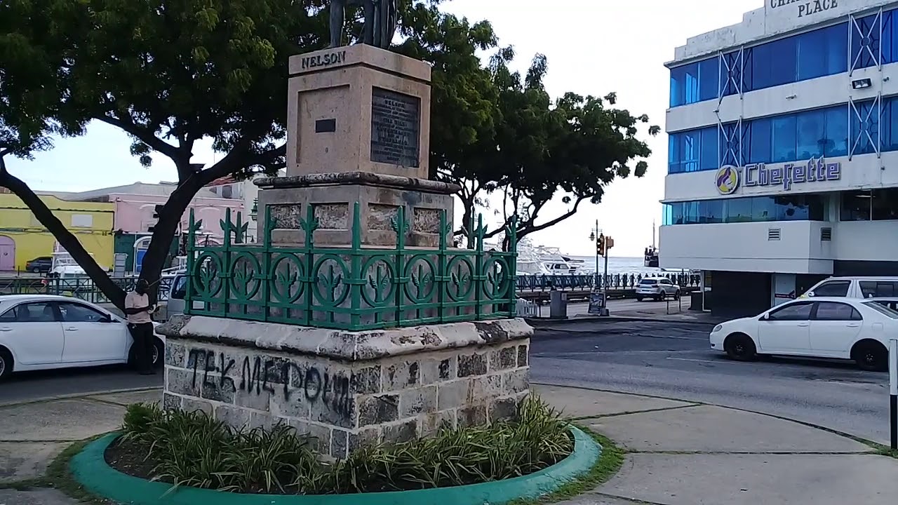 Broad Street Trafalgar Square Heroes Square Bridgetown Barbados🇧🇧