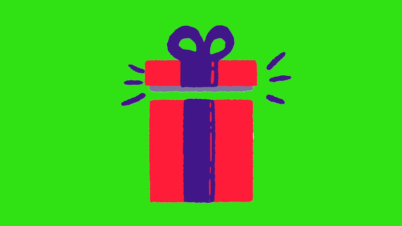 Green Screen gift boxes