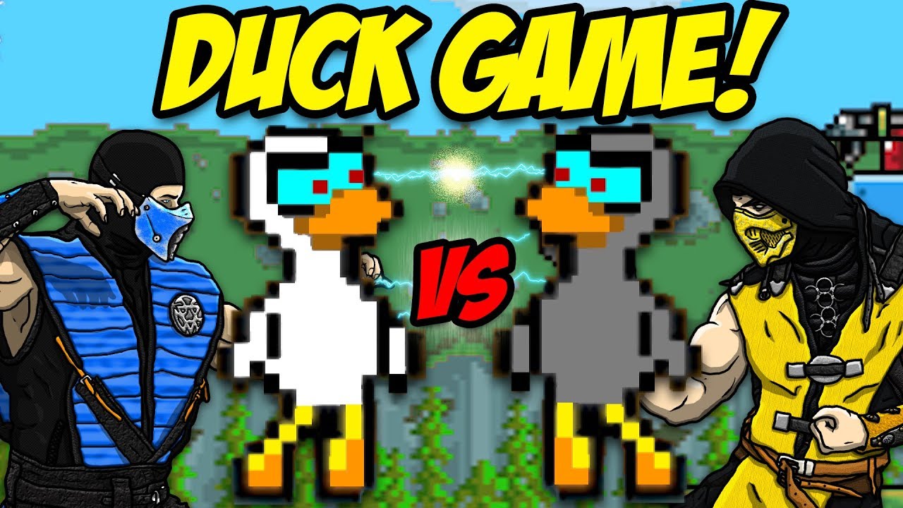 Scorpion VS Sub-Zero in DUCK GAME! | MKX PARODY!