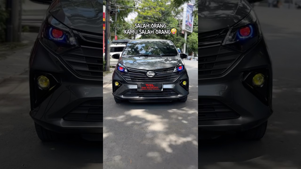 SIGRA LCGC istimewa 🔥😎 keren plus terang #sigramodifikasi #modiflampu #biledprojector