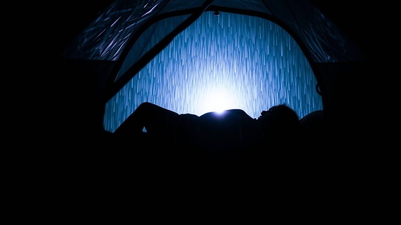 Heavy Rain Inside a Camping Tent | Cozy Night Rain ASMR for Deep Sleep