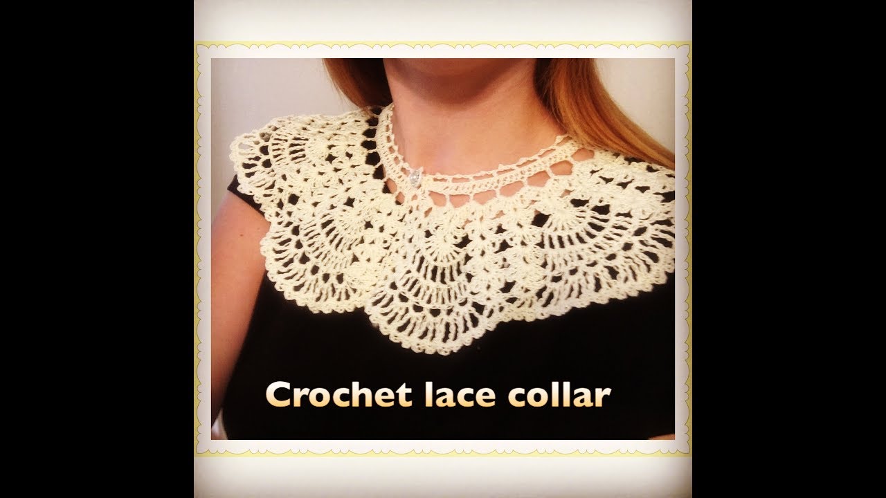 CC How to crochet lace collar #1