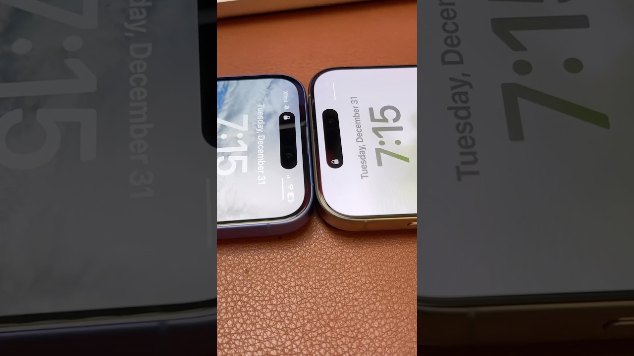iPhone 16 vs iPhone 16 Pro Bezels and Dynamic Island