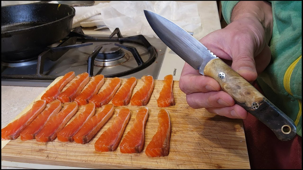 Баркривер Магнакат Тест на Продуктах 2023 (Bark River Bushcraft Scout Magna-Cut)
