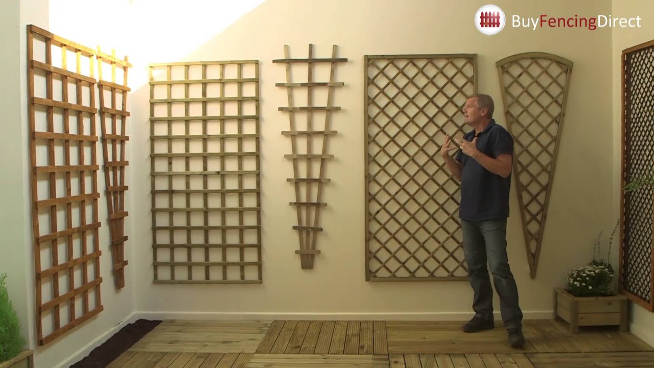 Garden Trellis Panels - Different Styles & Sizes for Climbing Plants