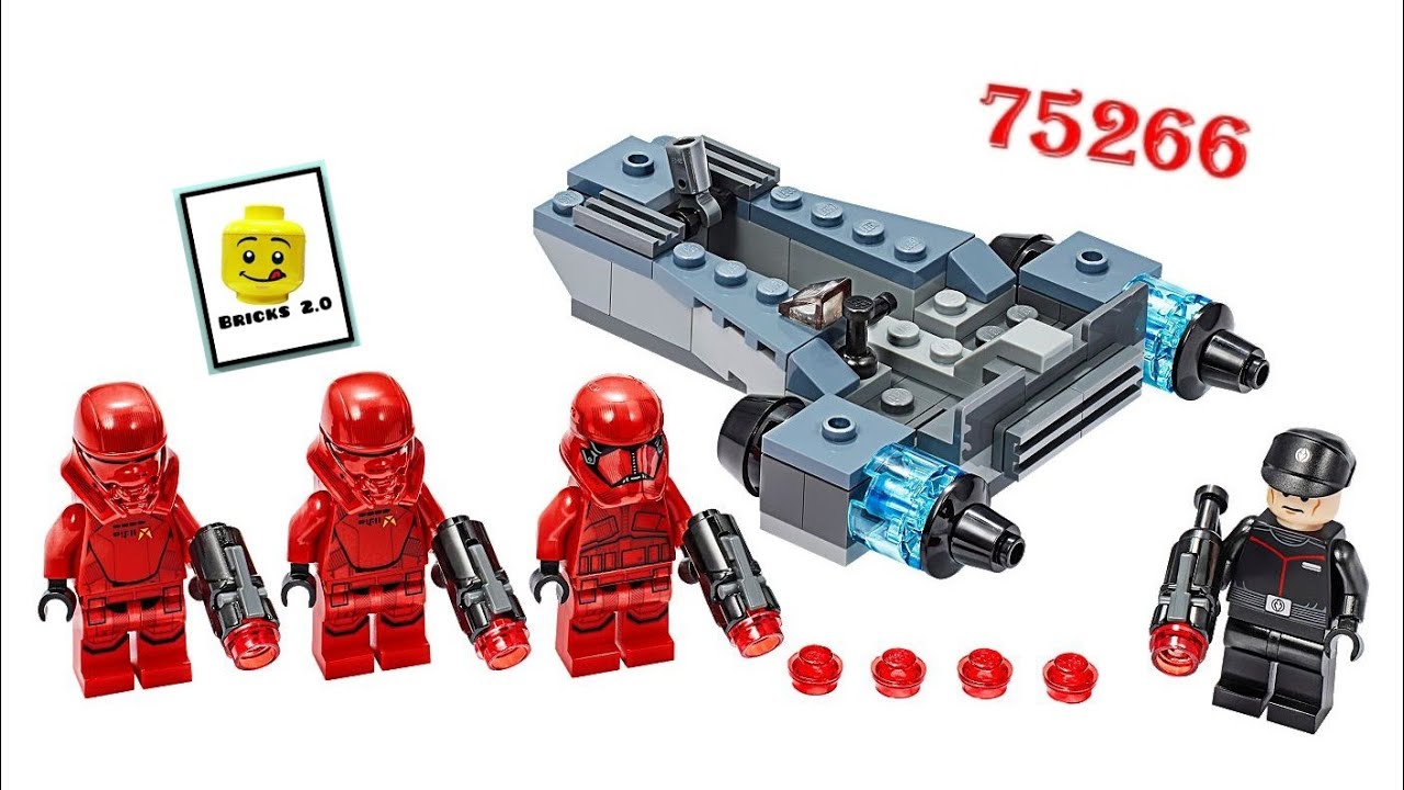 LEGO 75266 INSTRUCTIONS - Star Wars - Sith Troopers Battle Pack ( 2020 )