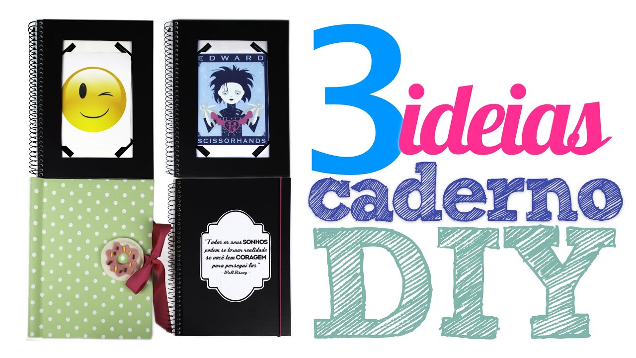 DIY :: Cadernos Personalizados | Especial Volta às Aulas
