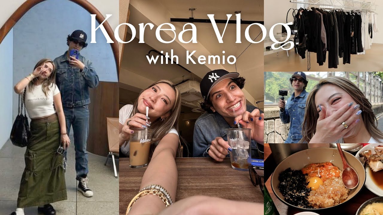 【韓国Vlog】Kemioくんと4日間ソウル観光🇰🇷💘食べ歩き/美容クリニック/カフェ/オリヤン