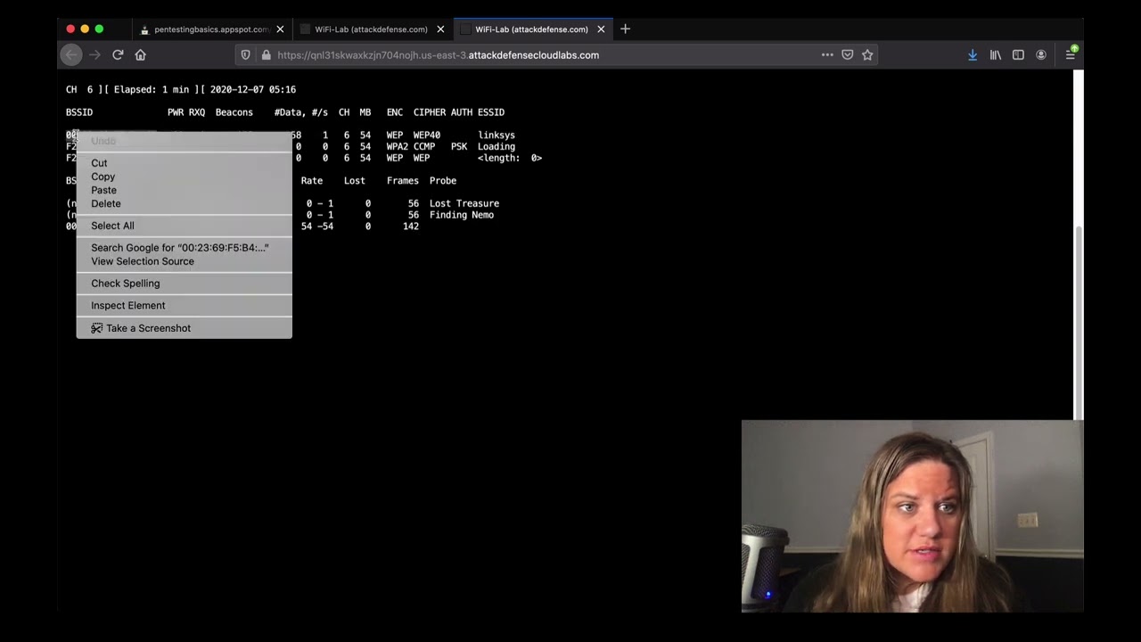 46 - Pentest Academy Class: Cracking WEP